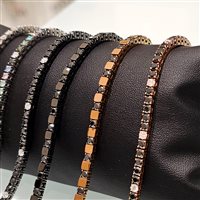 Santa Maria di Sala - Via Caltana 169 - Bracelet John Richmond Homme in Titane Diamante Lab Grown 5.70 Ct JRTM15RB - JRTM15RB